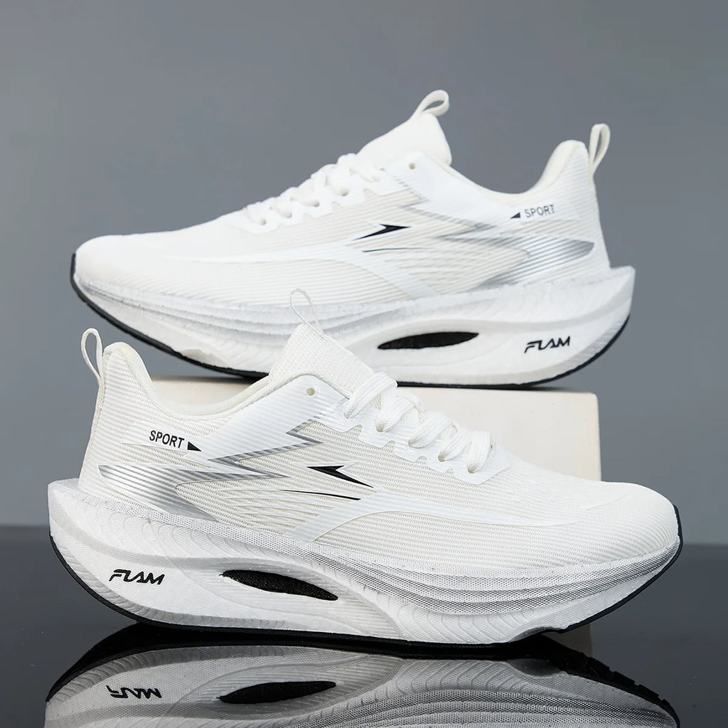 Men Sports Running Shoes Casual Marathon Breathable Lightweight Women's Comfortable Athletic Nonskid Walking Sneakers Outdoors